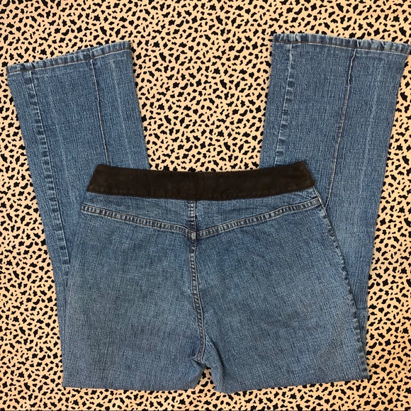 KIKIT Jeans Maurice Sasson with Faux Suede Belt 6 - Picture 5 of 6